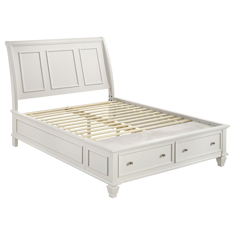 Sandy Beach Panel Platform Storage Bed