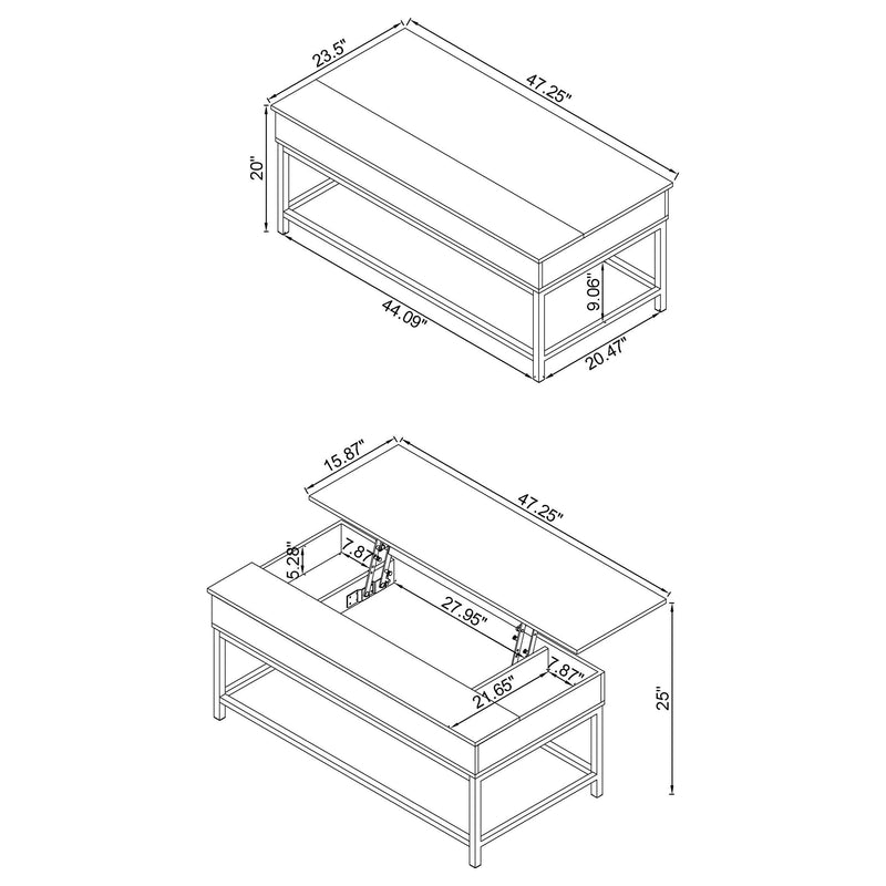 Byers Lift-Top Coffee Table Set