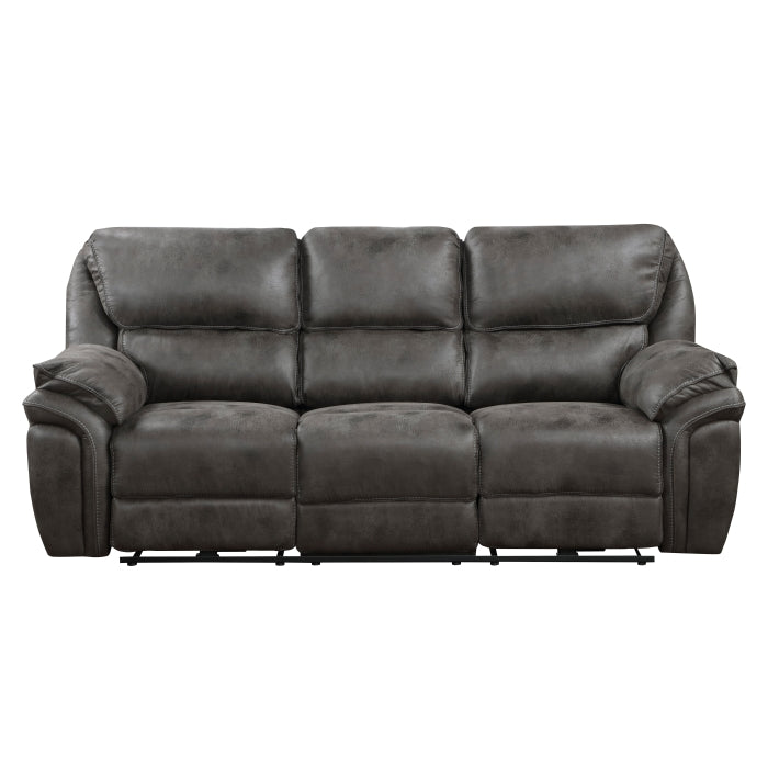 8517GRY-3PW - Power Double Reclining Sofa