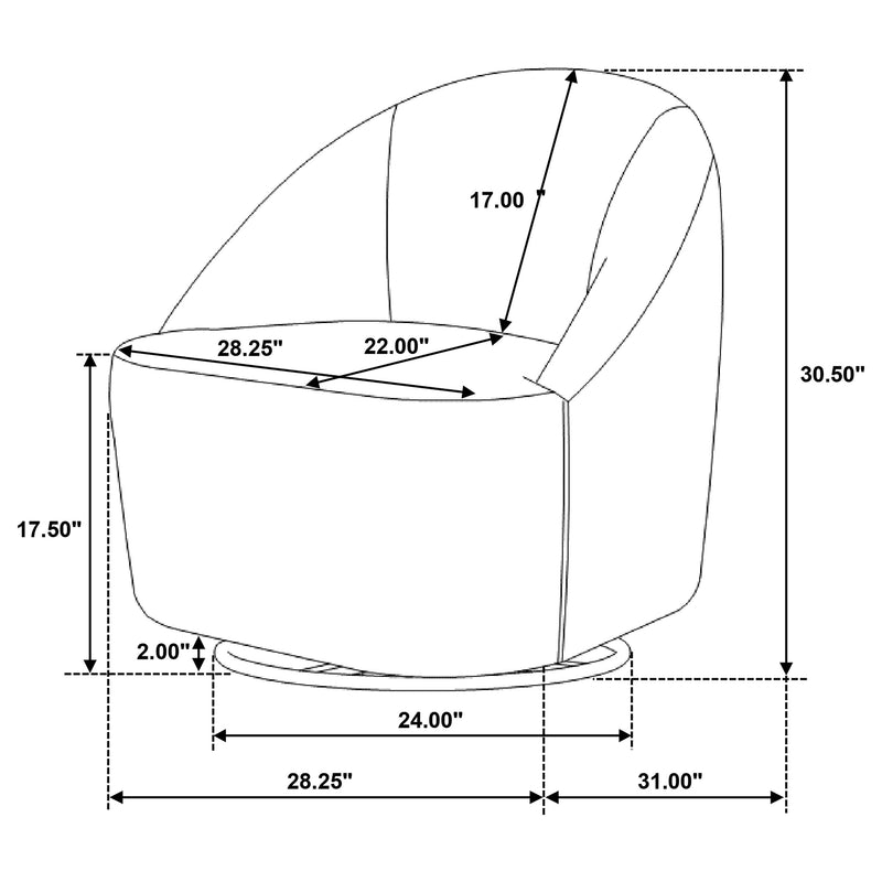 Leon Swivel Accent Chair