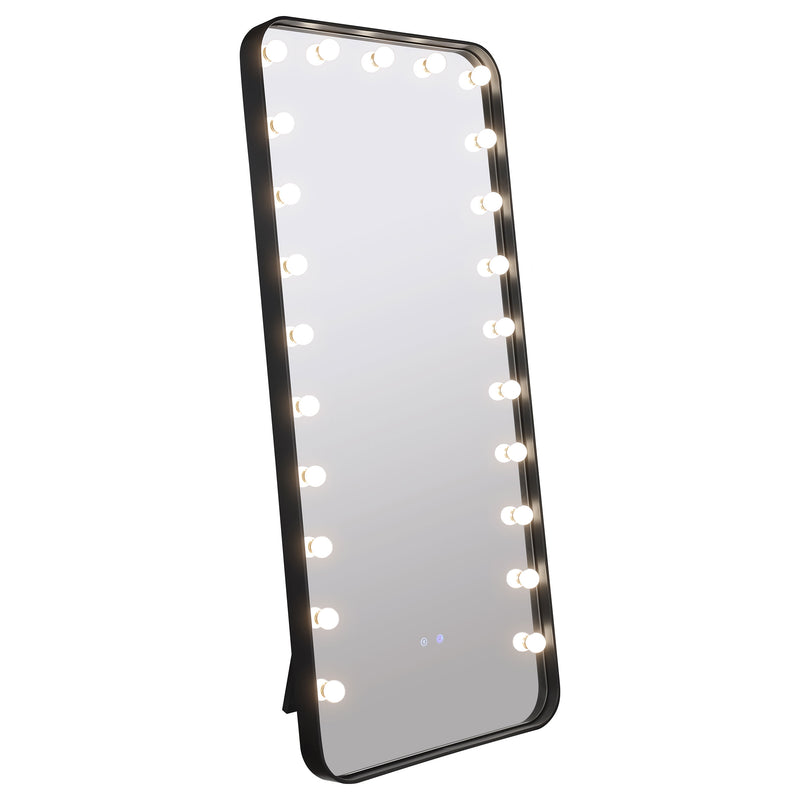 Canton Standing Mirror with LED Lighting and Bluetooth Speaker