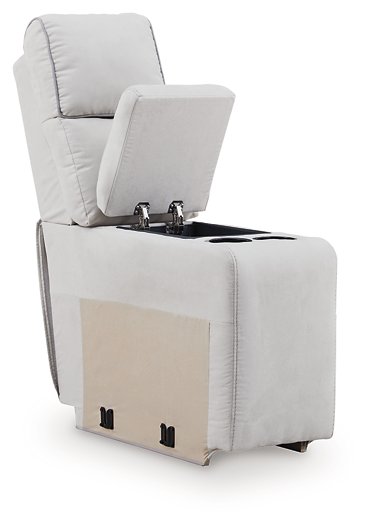 Social Pointe Reclining Sectional with Storage Consoles