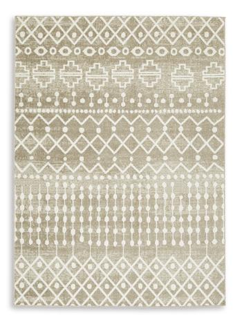 Bunchly 4'11" x 7'2" Washable Rug