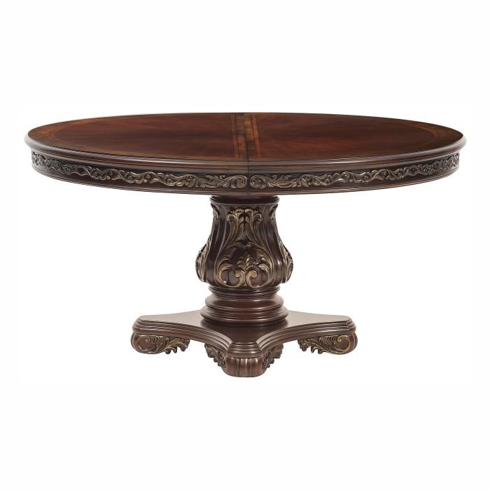Deryn Park Round Dining Table in Dark Cherry 2243-76