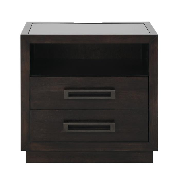 Larchmont Nightstand in Charcoal 5424-4