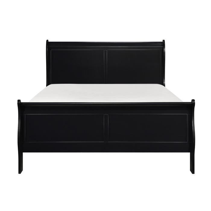 Mayville Full Sleigh Bed in Black 2147FBK-1