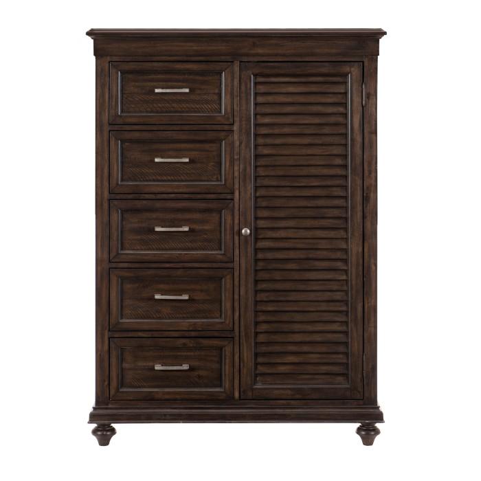 Cardona Wardrobe Chest in Driftwood Charcoal 1689-10